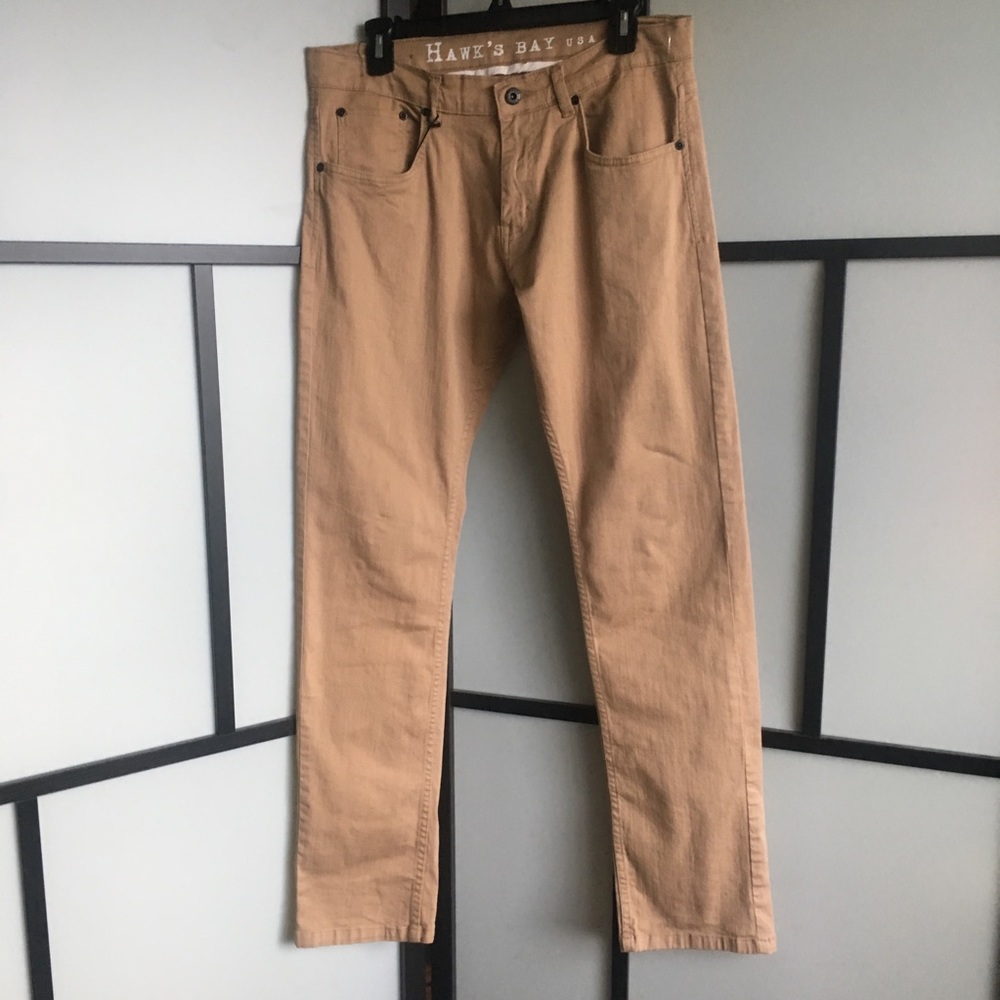 Hawk’s Bay Tan Stretch Twill Jeans